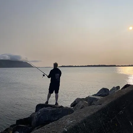 Leilighet Bright & Spacious By The Sea, Free Parking, 10min To Airport, 12min To Alesund Ytterland