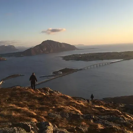 Bright & Spacious By The Sea, Free Parking, 10min To Airport, 12min To Alesund Leilighet