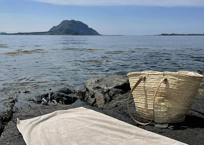 公寓 Bright & Spacious By The Sea, Free Parking, 10min To Airport, 12min To Alesund